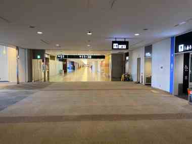 Empty airport